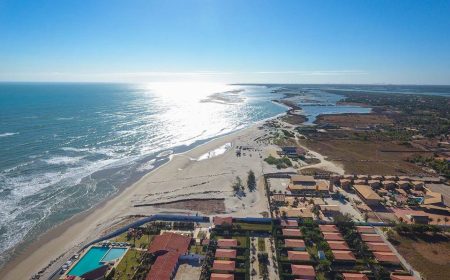 Vista da praia de Parajuru